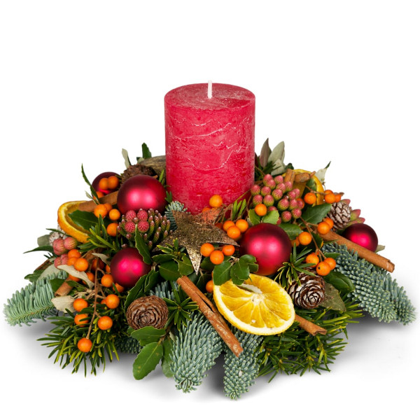 1. Advent ab 29. November 2020 jetzt schnell und unkompliziert feierlichen schönen Adventskranz in weiss-gold bestellen Blumen Ackermann im Blumen Pavillon Hauptbahnhof Bern und direkt online zu Ihnen nach Hause