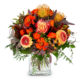 Benötigen Sie einen Herbstlichen Strauss, dann ist dieser genau der Richtige. Im Strauss sind Germini, Sünneli, Physalis, Hagebutten und Rosen.